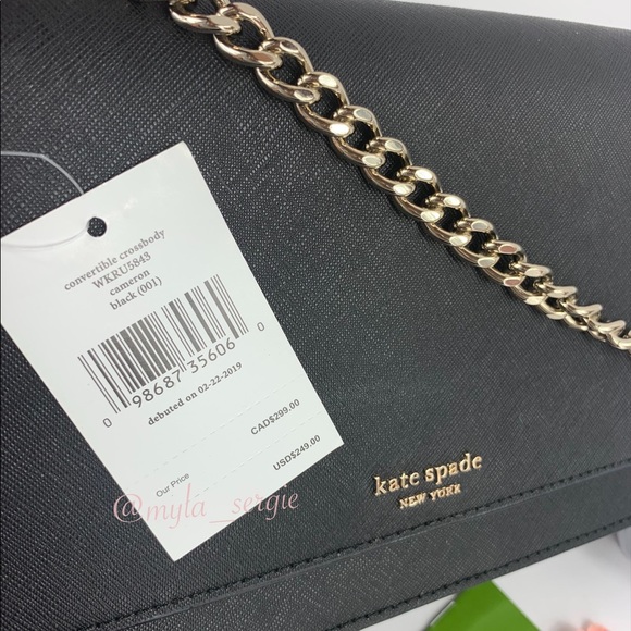 Kate Spade Black Convertible Crossbody Bag - Picture 10 of 11